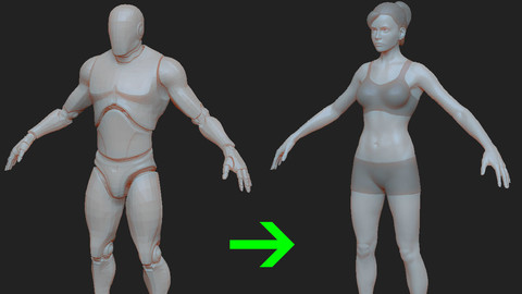 European Female Body Production Ready