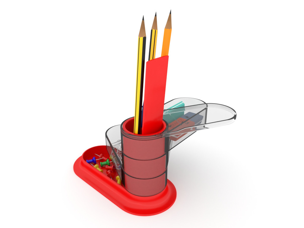 ArtStation 3D Model Pen Holder Resources