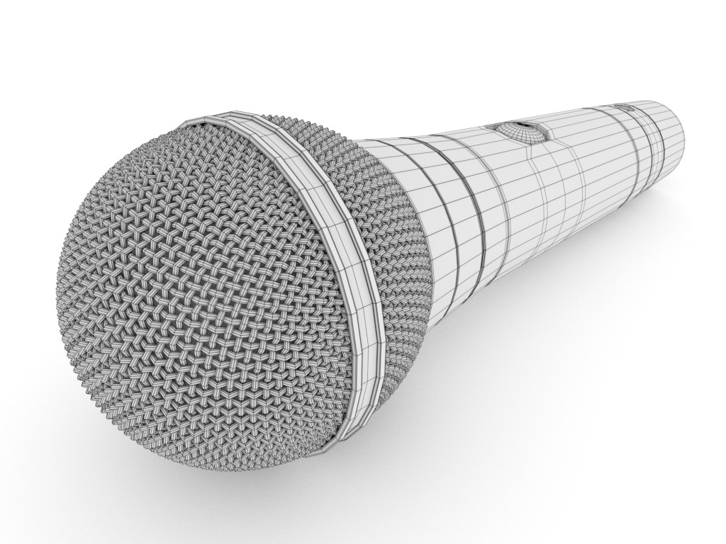 Artstation 3d Model Microphone Resources