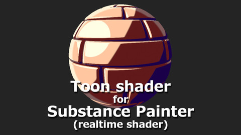 Rampmap Based Toon shader for Substance Painter