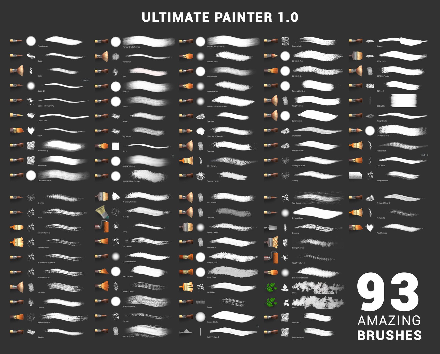 ArtStation - Ultimate Painter 1 | Brushes