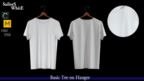 Basic tee on hanger (FREE)