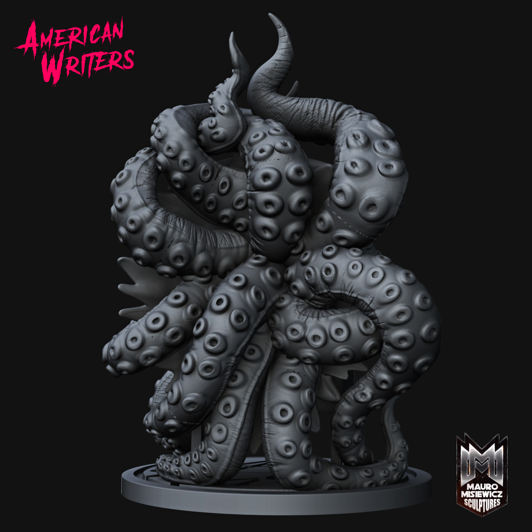 Artstation Hp Lovecraft Statue 3d Printable Resources 