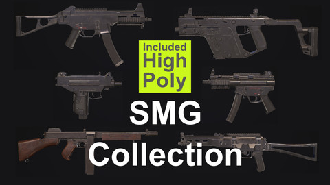 Weapon - Gun - SMG Gun Pack Bundle