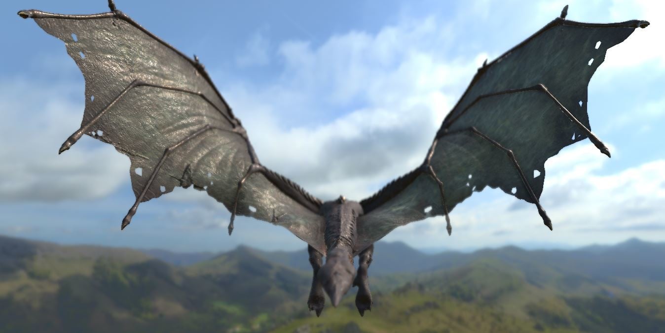 ArtStation - Dragon Printable and gameready PBR Low-poly 3D model ...