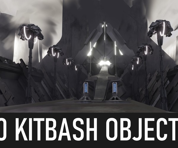 ArtStation - 40 Kitbash sci-fi objects | Resources