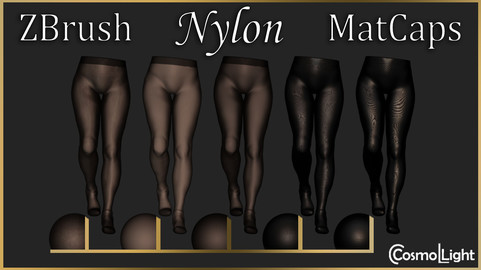 ZBrush: MatCaps | Nylon Tights / Stockings / Pantyhose