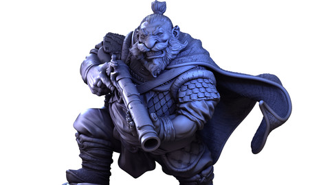 DWARF MINIATURE FOR 3D PRINTING