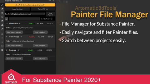 Substance Painter File Manager