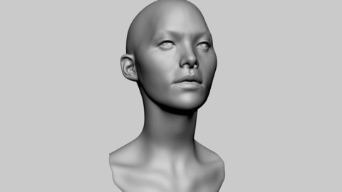 Base Female Head 05