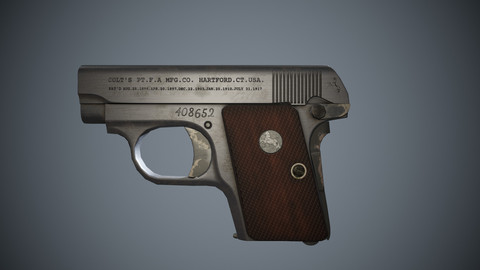 1908 Colt Hammerless Vest Pocket