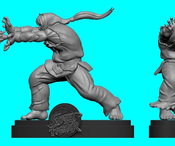 STL file ZANGIEF - STREET FIGHTER - 3D Printer Model 3D print