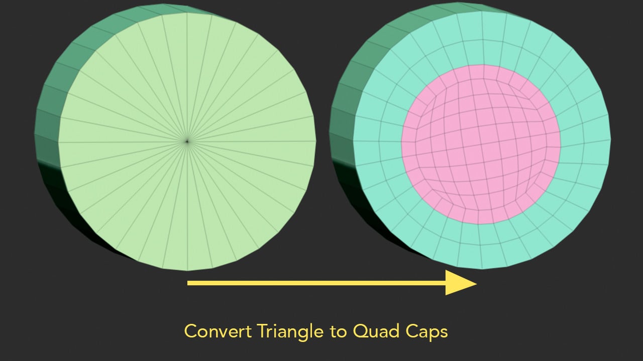 how to determine if quad or tri fill zbrush