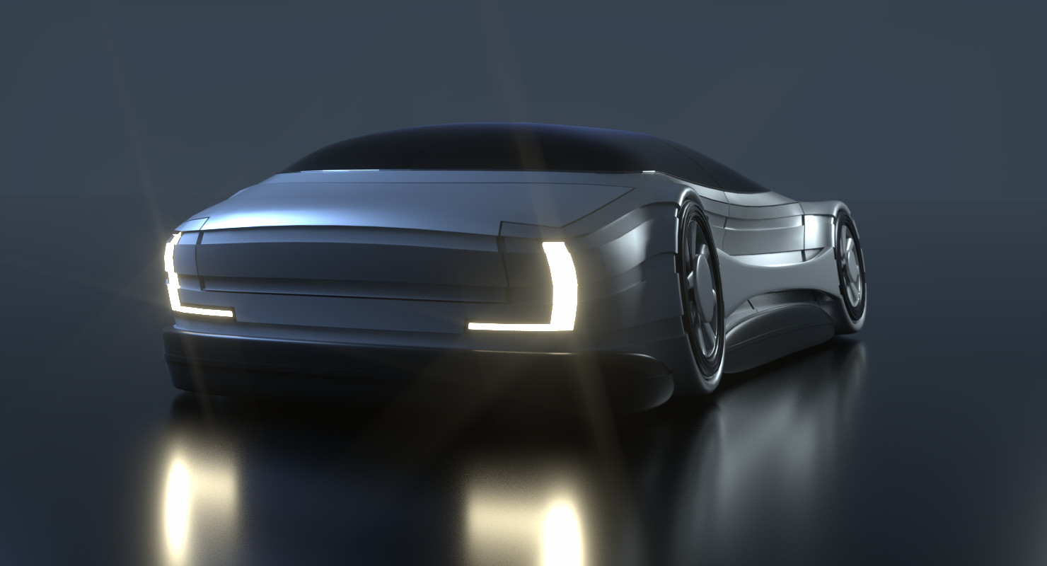 ArtStation - Futuristic Car 21 3D Model | Resources