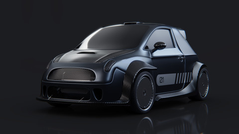 Pocket Rocket - game-ready car model