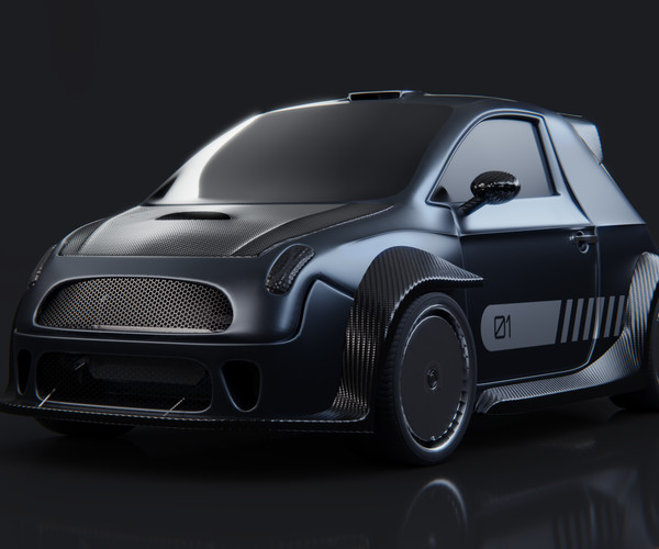 ArtStation Pocket Rocket gameready car model Game Assets