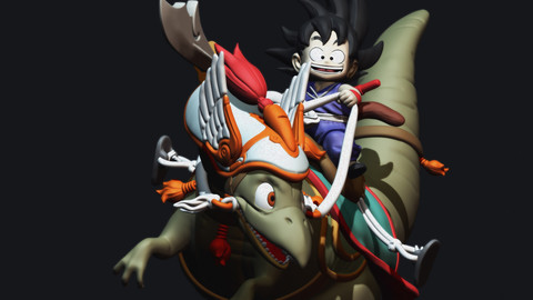 Goku Dino Ending 1986 STL