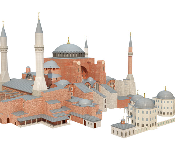 ArtStation - Hagia Sophia 3D model | Resources