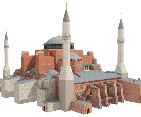 ArtStation - Hagia Sophia 3D model | Resources