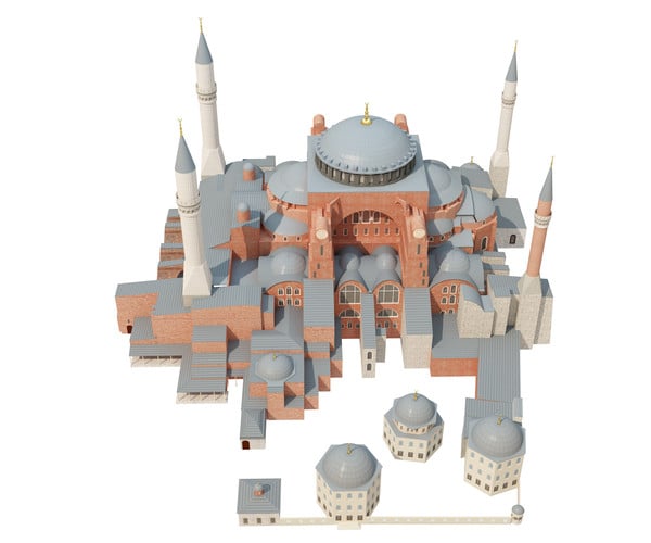 ArtStation - Hagia Sophia 3D model | Resources