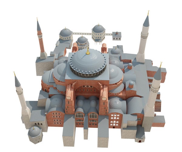 ArtStation - Hagia Sophia 3D model | Resources