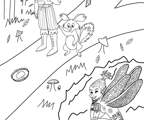 ArtStation - Coloring Sheets | Artworks