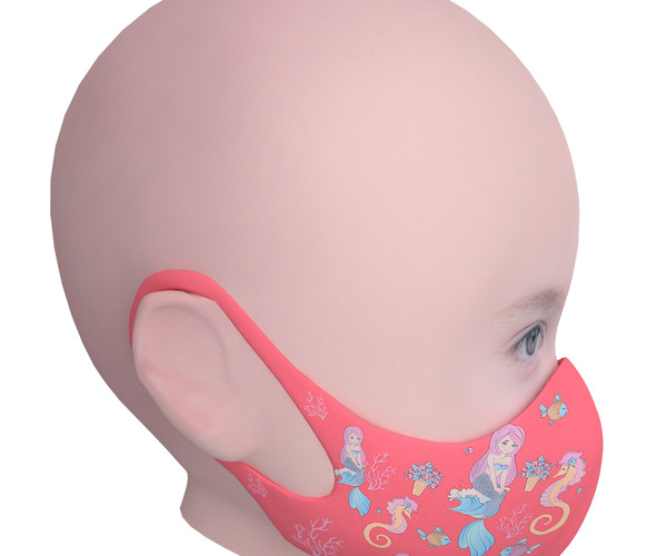 ArtStation - Medical mask for kids | Resources