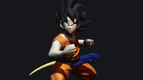 Goku DBZ - Maeda Style 1989 STL