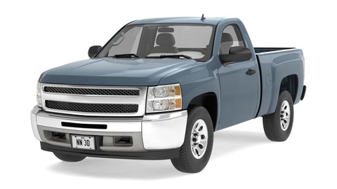 MODERN 4WD PICKUP TRUCK 13