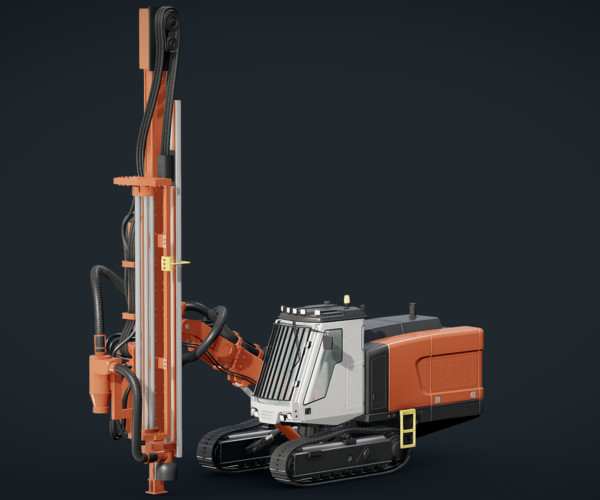 ArtStation Sandvik DP1500i 3D Print Ready Toy (includes CGI version