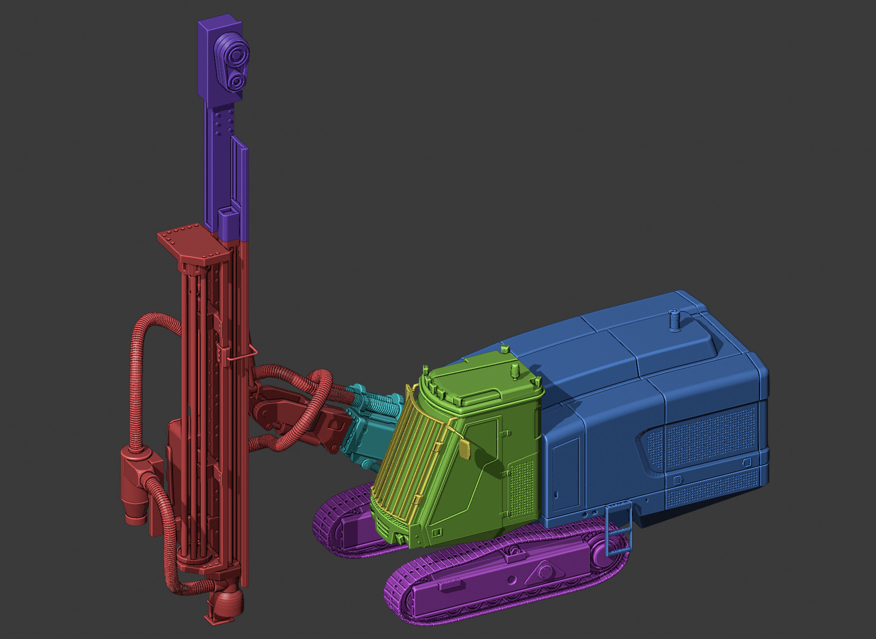 ArtStation Sandvik DP1500i 3D Print Ready Toy (includes CGI version