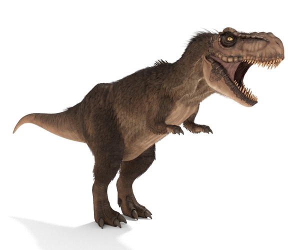 Google Dinosaur T-Rex 3D Model by KhaganFX