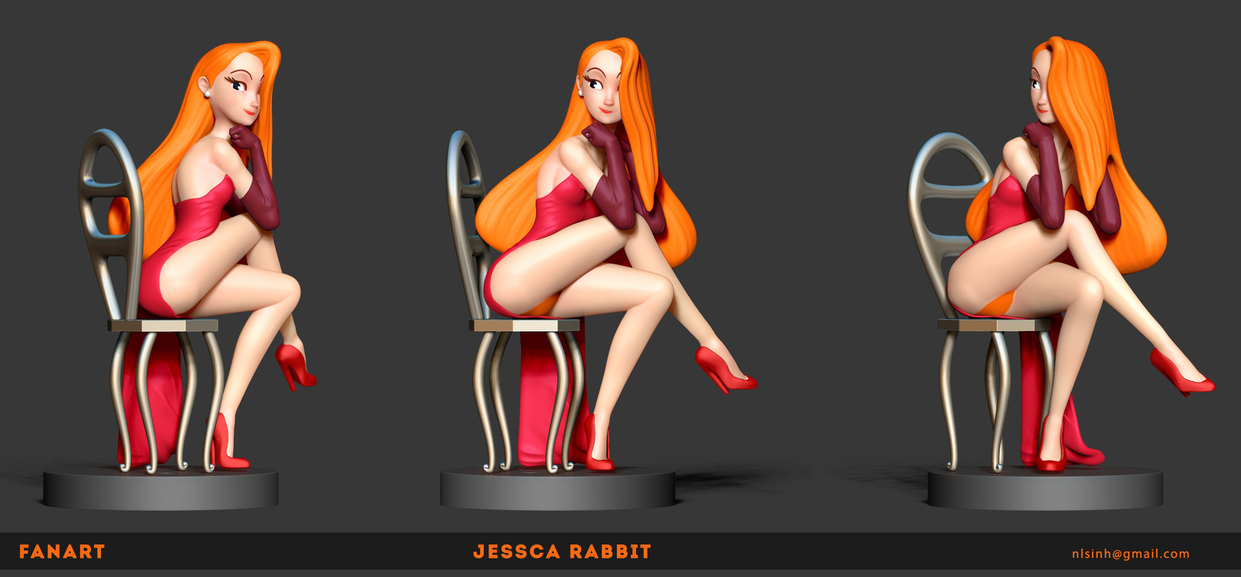 Sinh Nguyen - Jessica Rabbit Fanart