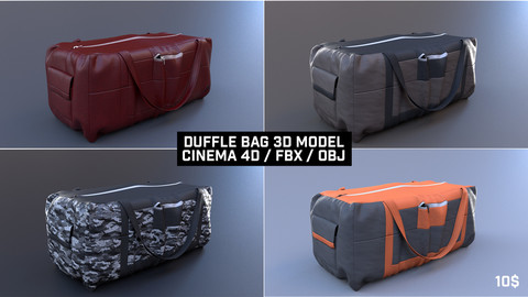 Duffle Bag / Sports Bag  - 3D model