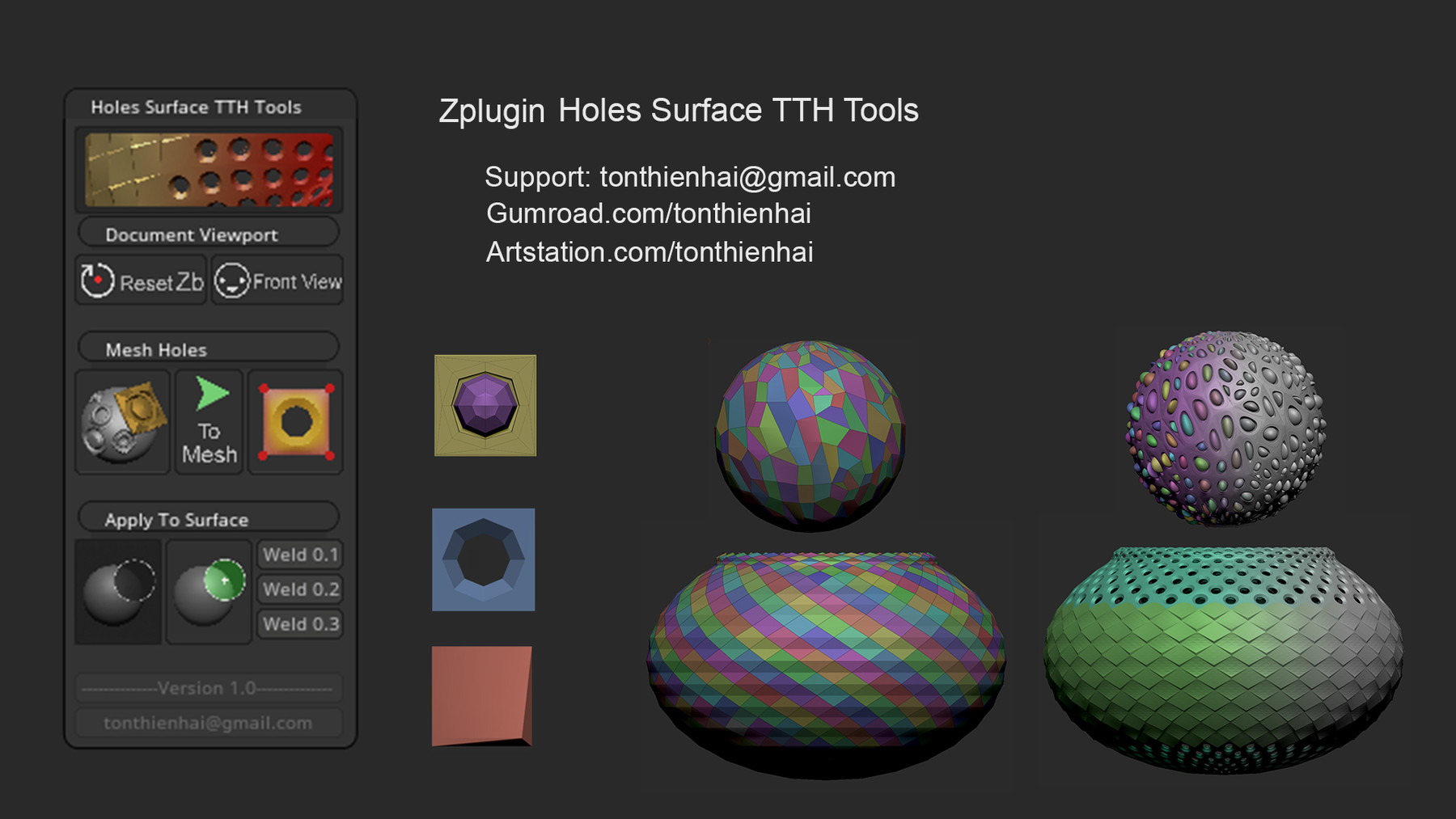 ArtStation - Holes Surface TTH Tools | Resources