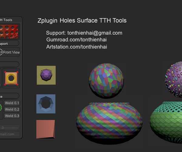 ArtStation - Holes Surface TTH Tools | Resources