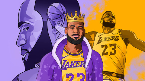 King of Lakers - Lebron James