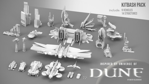 Dune. Kitbash Pack