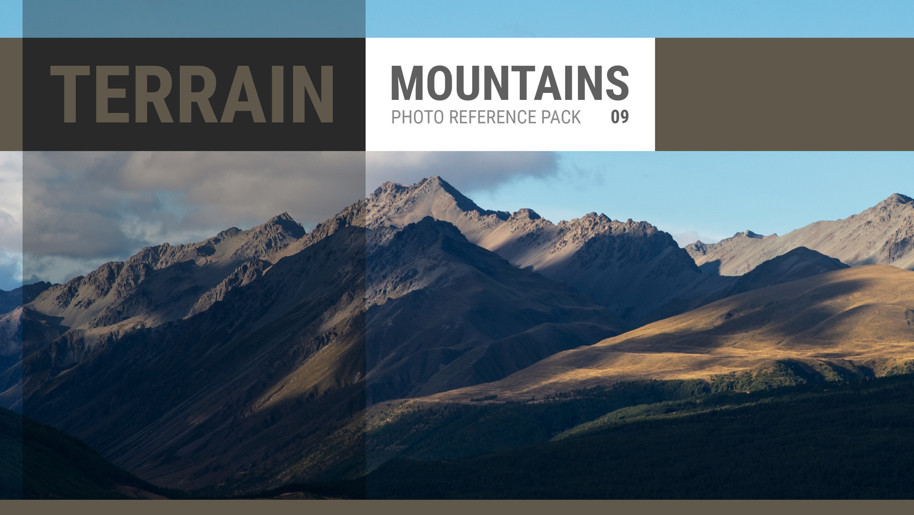 ArtStation MOUNTAINS Photo Reference Pack Resources