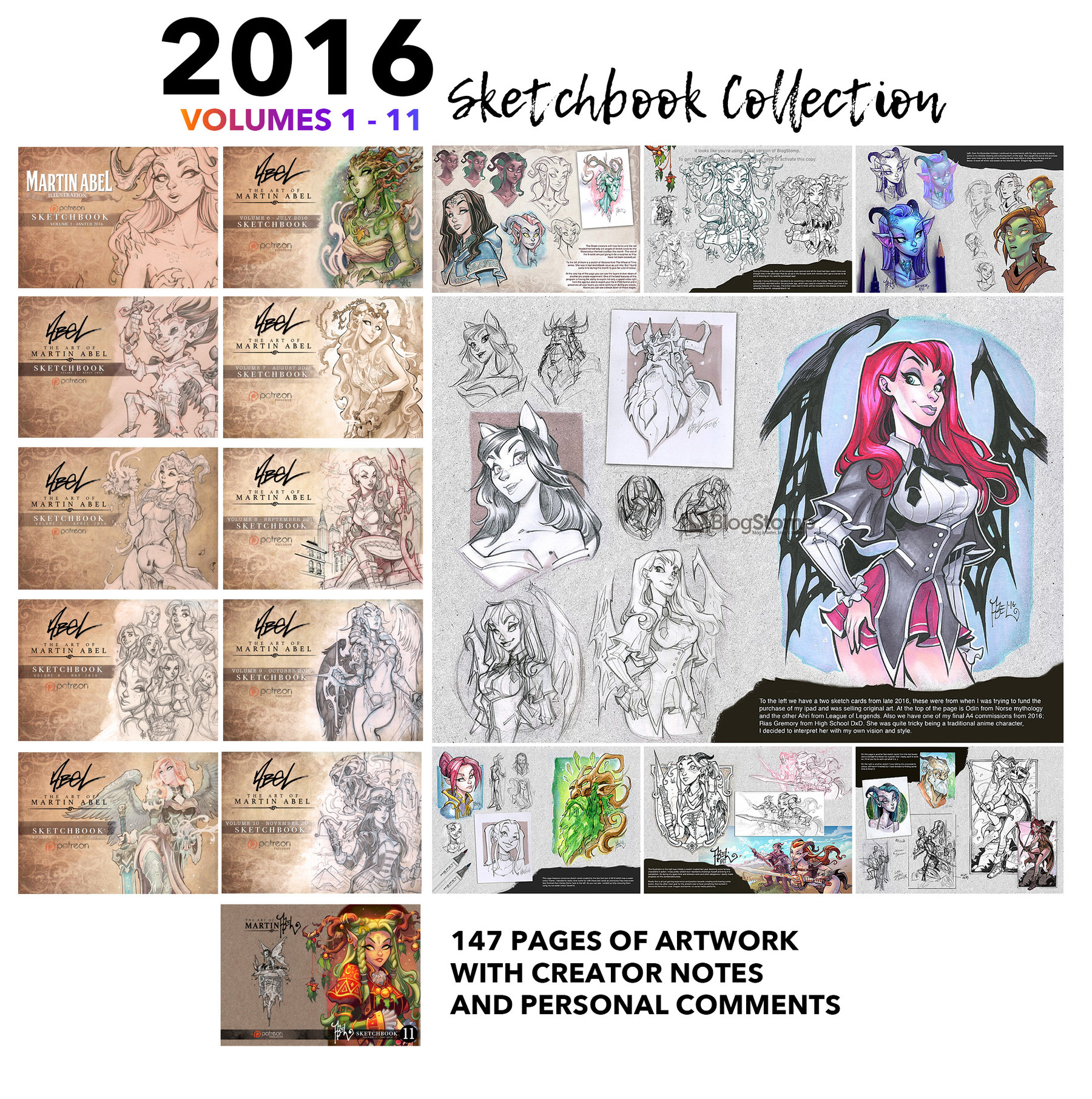 ArtStation Digital Sketchbook Collection 2016 2019 Books & Comics