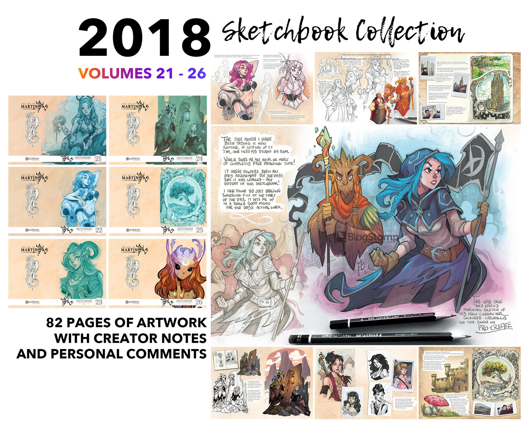 ArtStation Digital Sketchbook Collection 2016 2019 Books & Comics