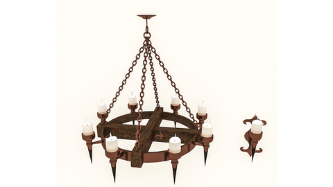 3D Contemporary Ceiling Light