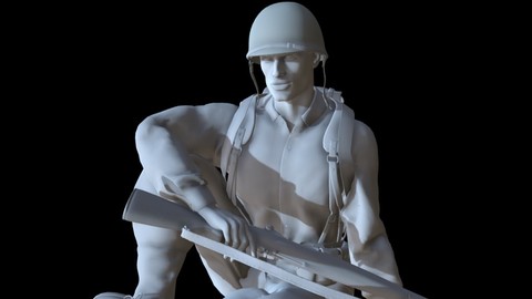 US Soldier WW2 printable