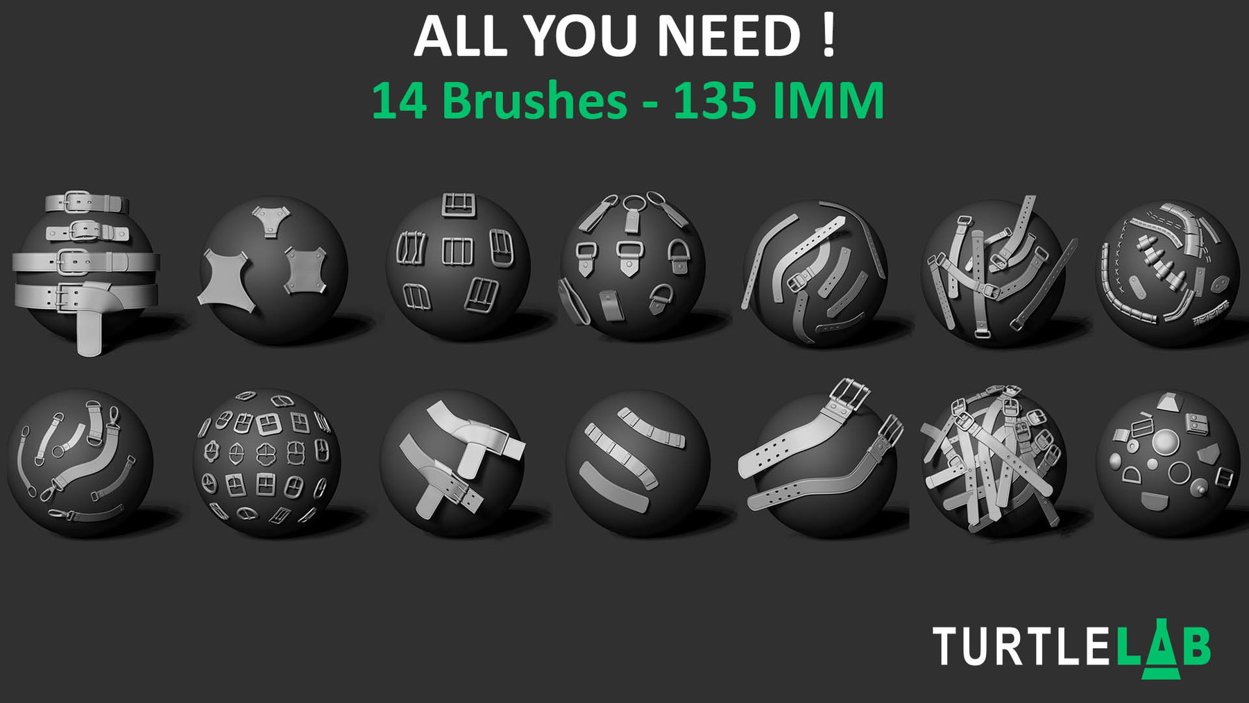 leather straps with buckles