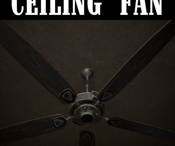 ArtStation Ceiling Fan Game Assets