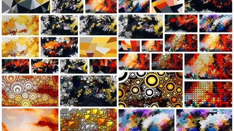 42 JPEG Abstract Colorful Geometrical Artwork,Abstract Graphical Art Background Texture,Modern Conceptual Art,Synthwave Aesthetic Poster Print