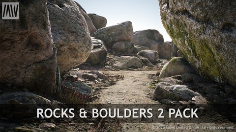 UE4 - ROCKS & BOULDERS 2 PACK
