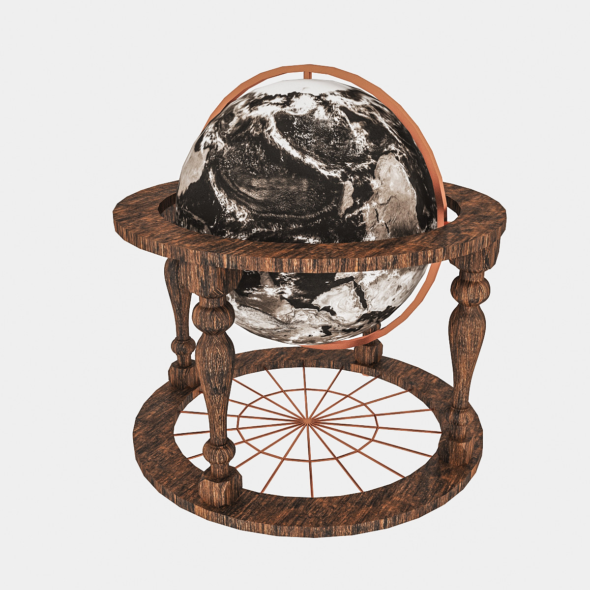 ArtStation World Globe Decor Resources   File 