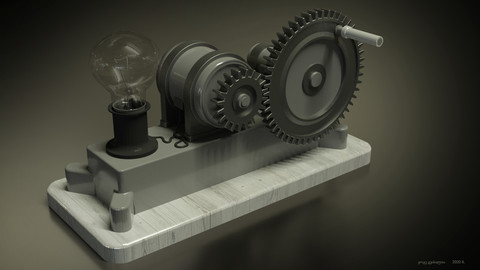 Dynamo - Model, Texture, HDRI.