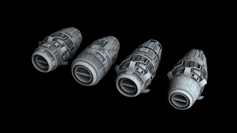 Ship Engine Pack Part III 3D model